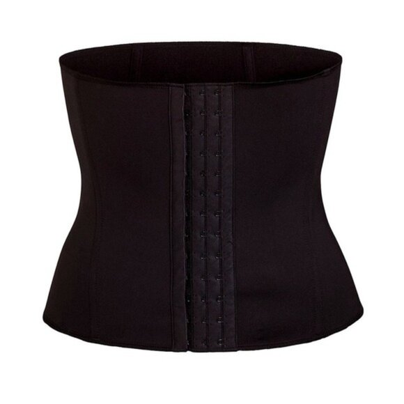 SKIMS Medium Neoprene Waist Trainer Corset Onyx Black Slimming NWOT MSRP $70 - Picture 1 of 6